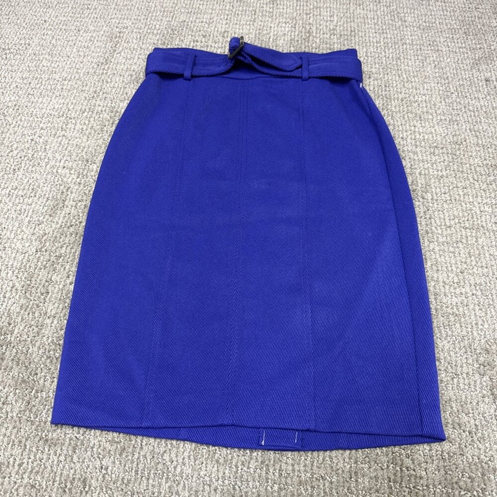 Ann Taylor Skirt Purple Belted Women’s Size 0 Petite NWT
